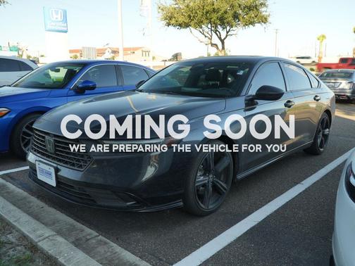 Crystal Black Pearl 2025 Honda Accord Hybrid Sport-L