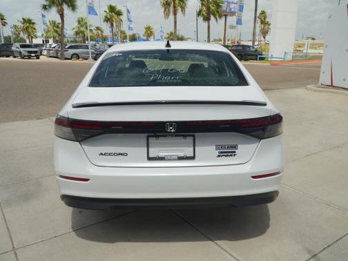 Platinum White Pearl 2026 Honda Accord Hybrid Sport