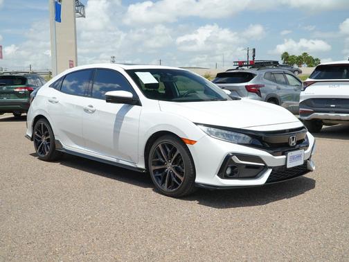 Platinum White Pearl 2021 Honda Civic Sport Touring