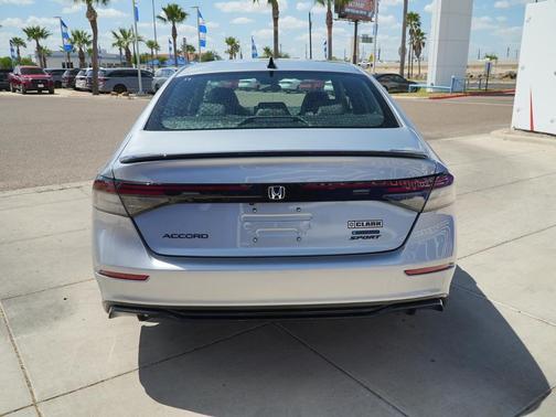 Solar Silver Metallic 2026 Honda Accord Hybrid Sport-L