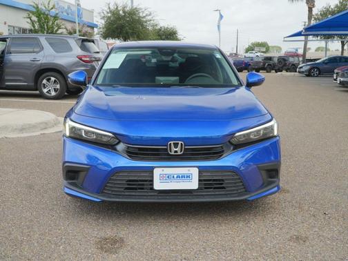 Aegean Blue Metallic 2024 Honda Civic LX