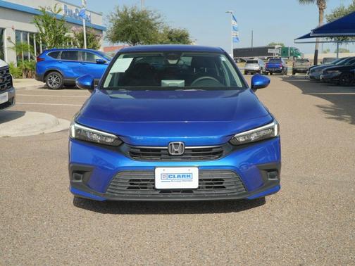 Aegean Blue Metallic 2024 Honda Civic LX