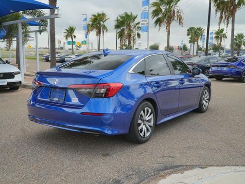 Aegean Blue Metallic 2024 Honda Civic LX