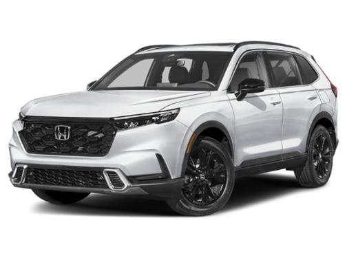 Platinum White Pearl 2024 Honda CR-V Hybrid Sport Touring AWD