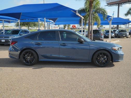 Blue Lagoon Pearl 2025 Honda Civic Hybrid Sport