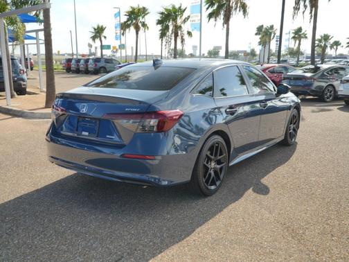 Blue Lagoon Pearl 2025 Honda Civic Hybrid Sport