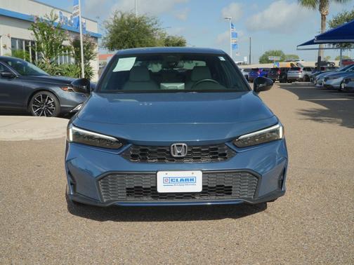Blue Lagoon Pearl 2025 Honda Civic Hybrid Sport