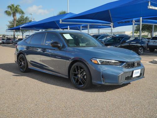 Blue Lagoon Pearl 2025 Honda Civic Hybrid Sport