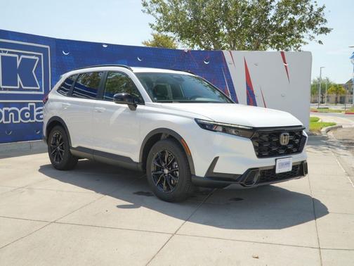 Platinum White Pearl 2026 Honda CR-V Hybrid Sport-L FWD