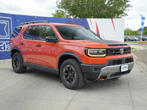 Sunset Orange II 2026 Honda Passport AWD TrailSport Elite