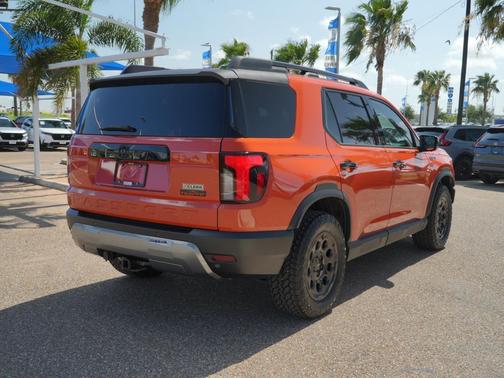 Sunset Orange II 2026 Honda Passport AWD TrailSport Elite Blackout