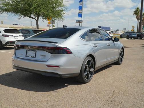 Solar Silver Metallic 2025 Honda Accord Hybrid Sport