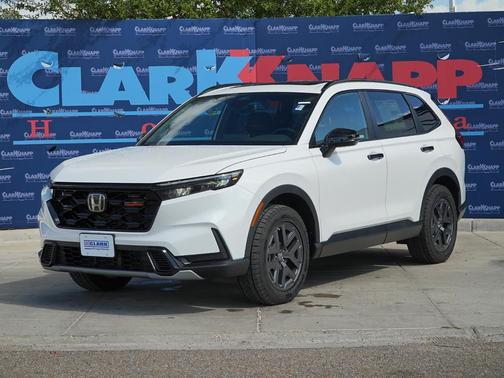 Platinum White Pearl 2026 Honda CR-V Hybrid TrailSport AWD