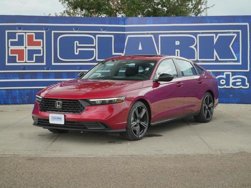 Radiant Red Metallic 2026 Honda Accord Hybrid Sport