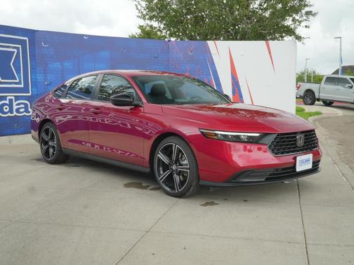 Radiant Red Metallic 2026 Honda Accord Hybrid Sport