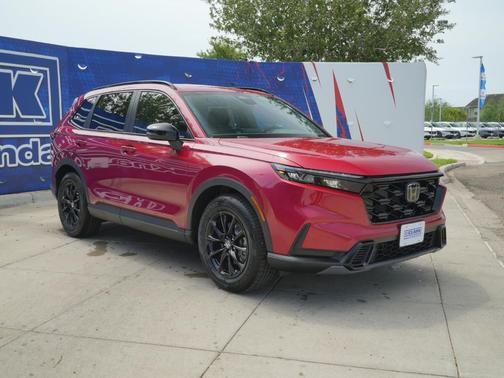 Radiant Red Metallic 2026 Honda CR-V Hybrid Sport FWD