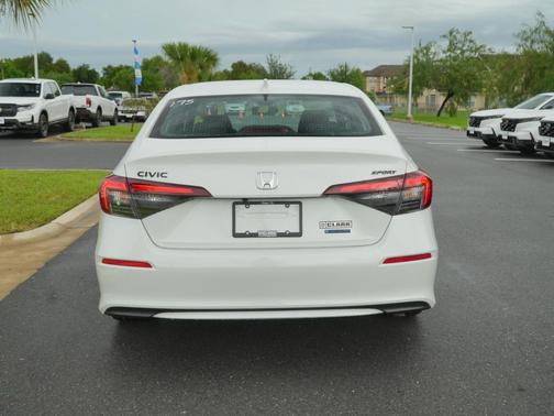 Platinum White Pearl 2026 Honda Civic Hybrid Sport