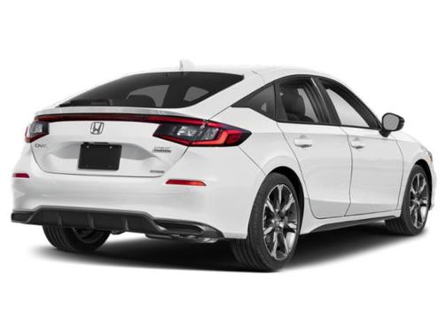 Platinum White Pearl 2026 Honda Civic Hybrid Sport Touring