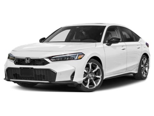 Platinum White Pearl 2026 Honda Civic Hybrid Sport Touring