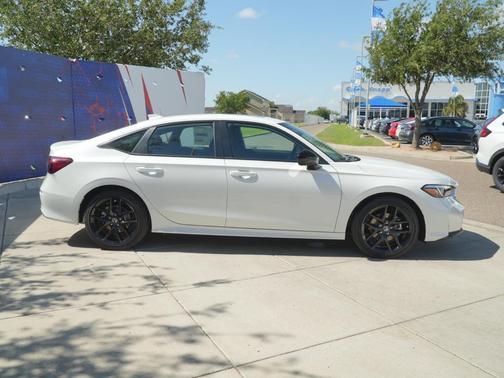 Platinum White Pearl 2026 Honda Civic Hybrid Sport