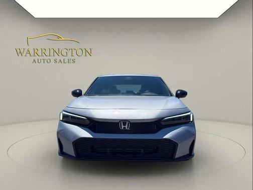 Solar Silver Metallic 2025 Honda Civic Sport