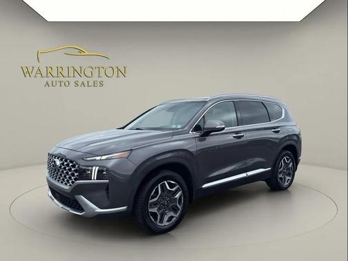 Portofino Gray 2022 Hyundai Santa Fe Plug-In Hybrid Limited