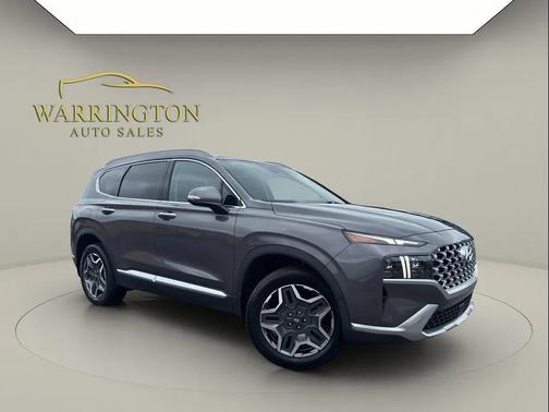 Portofino Gray 2022 Hyundai Santa Fe Plug-In Hybrid Limited