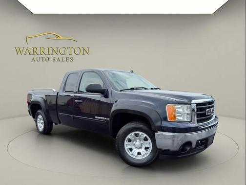 Blue 2008 GMC Sierra 1500 SLE2 Extended Cab
