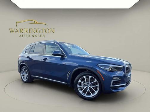 Blue 2019 BMW X5 xDrive40i
