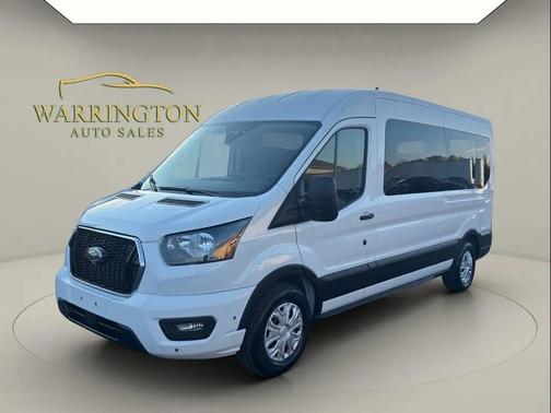 Oxford White 2025 Ford Transit-350 XLT