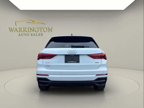 White 2021 Audi Q3 45 S line Premium Plus