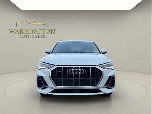 White 2021 Audi Q3 45 S line Premium Plus