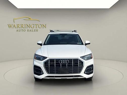 White 2021 Audi Q5 45 Premium
