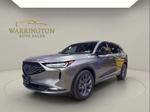 Liquid Carbon Metallic 2022 Acura MDX A-Spec Package