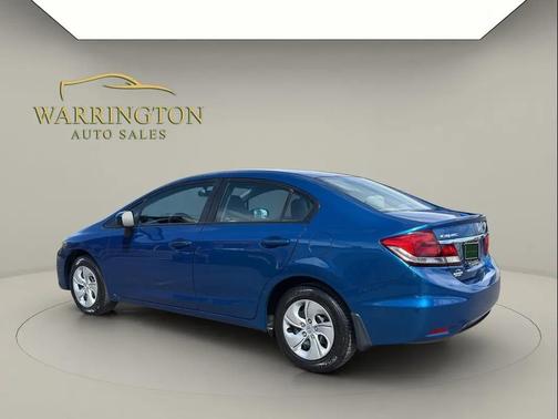 Dyno Blue Pearl 2014 Honda Civic LX