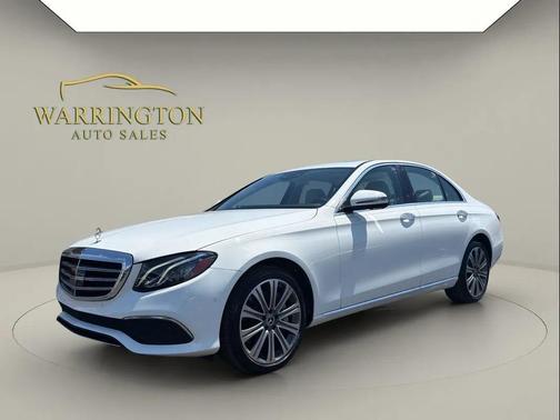 White 2019 Mercedes-Benz E-Class 4MATIC