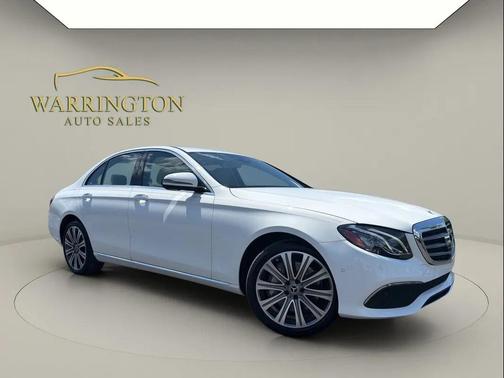White 2019 Mercedes-Benz E-Class 4MATIC