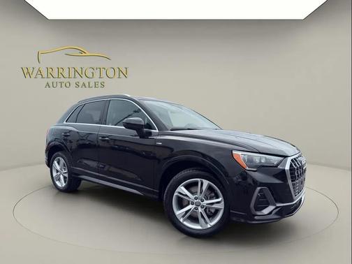Black 2020 Audi Q3 45 S line Premium