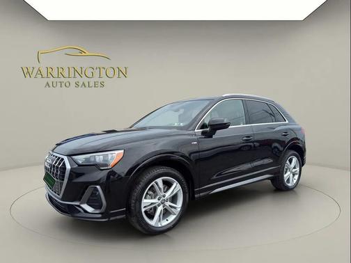 Black 2020 Audi Q3 45 S line Premium