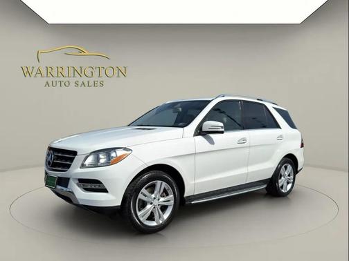 White 2015 Mercedes-Benz M-Class 4MATIC