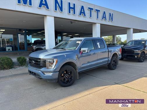 Blue 2023 Ford F-150 Platinum