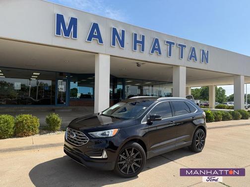 Agate Black Metallic 2019 Ford Edge SEL