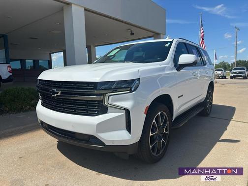 Summit White 2021 Chevrolet Tahoe RST