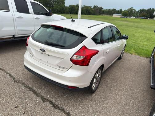 White Platinum Tri-Coat 2014 Ford Focus Titanium