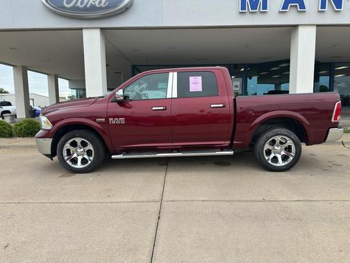 Red 2017 RAM 1500 Laramie