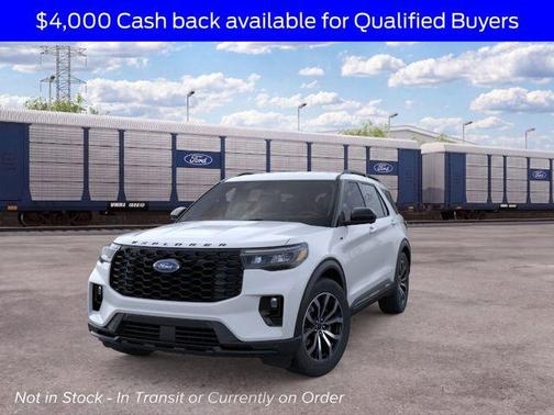 Space White Metallic 2026 Ford Explorer ST-Line