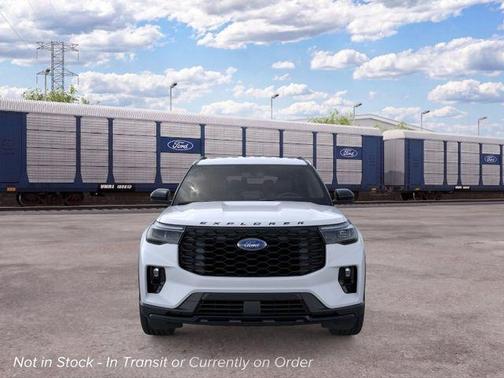 Space White Metallic 2026 Ford Explorer ST-Line
