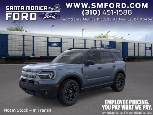 Azure Gray Metallic Tri-Coat 2026 Ford Bronco Sport Outer Banks
