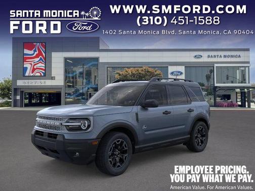 Azure Gray Metallic Tri-Coat 2026 Ford Bronco Sport Outer Banks