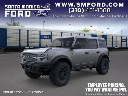 Carbonized Gray Metallic 2026 Ford Bronco Badlands